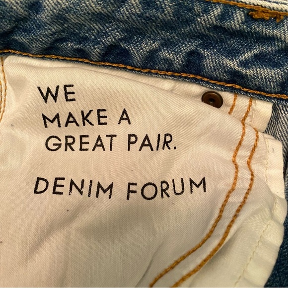 Denim Forum Jeans The Mia High Rise Curve 31L size 25 - Picture 11 of 16